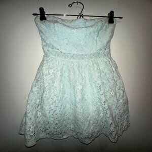 Abercrombie & Fitch aqua Lace Dress